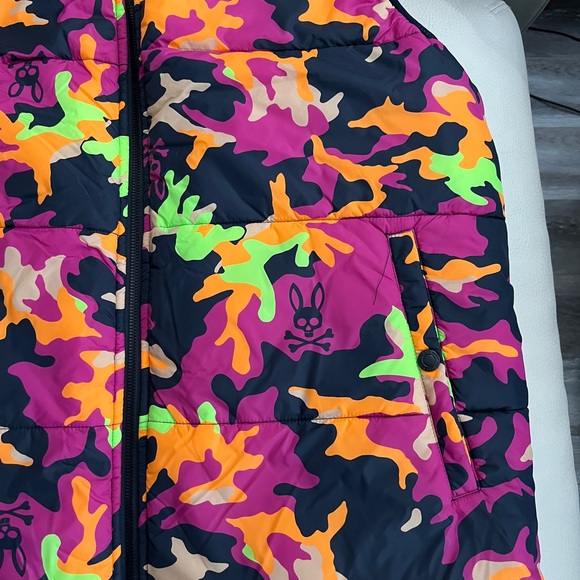 NWT - Psycho Bunny Men’s Reversible Puffer Vest - Size XL - Picture 11 of 14